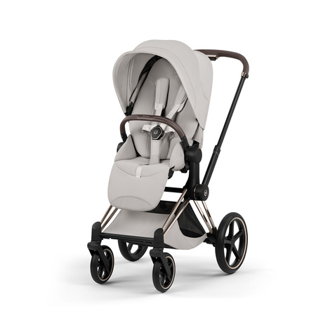 Cybex Priam 5.0 Champagne Gold City Grey wózek 2w1 głęboko-spacerowy