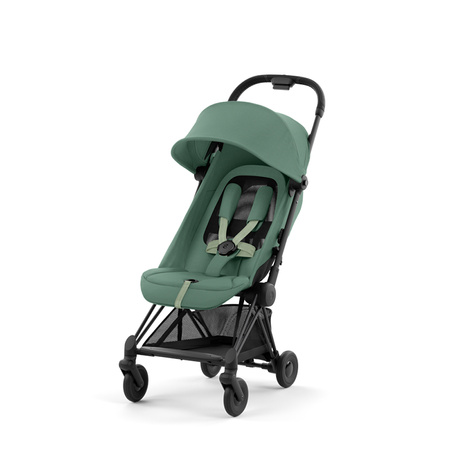 Cybex Coya Matt Black Leaf Green wózek spacerowy