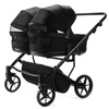 Adamex Leo Standard Black wózek bliźniczy 2w1