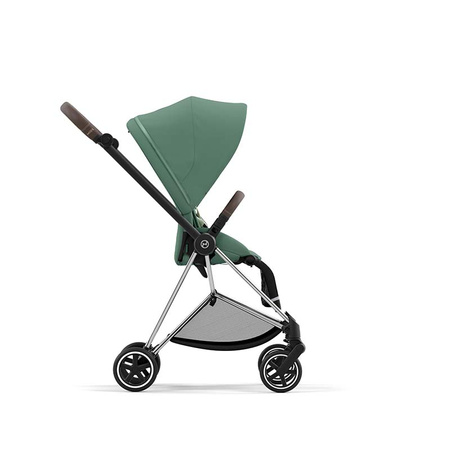 Cybex Mios Chrome Brown Leaf Green wózek spacerowy