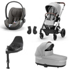 Cybex Balios S Lux Lava Grey zestaw 4w1 z fotelikiem Cloud T i-Size i bazą T