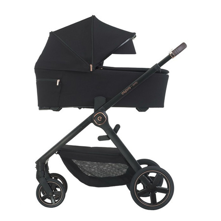 Espiro Only 2024 Stylish Black wózek głęboko-spacerowy 2w1