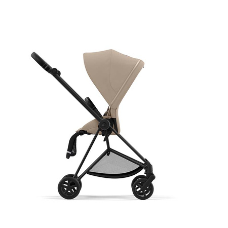 Cybex Mios Matt Black Cozy Beige wózek spacerowy