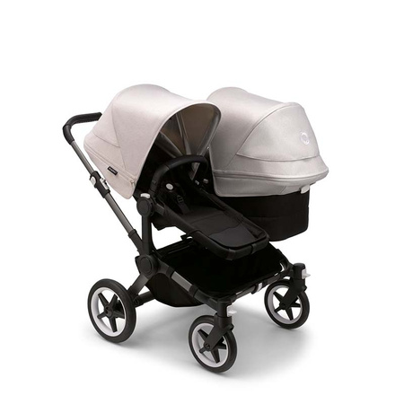 Bugaboo Donkey 5 Duo wózek 2w1 rok po roku rama Graphite/Midnight Black-Misty White