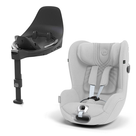 Cybex Sirona T i-Size Platinum White Plus Fotelik i Baza T zestaw 40-105 cm (9-18 kg)