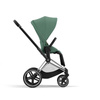 Cybex Priam 4.0 Chrome Black Leaf Green wózek spacerowy