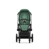 Cybex Priam 4.0 Matt Black Leaf Green wózek spacerowy