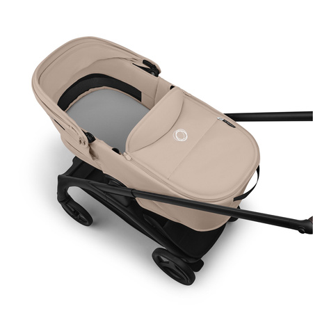 Bugaboo Dragonfly Plus Komplet Black/Desert Taupe wózek 2w1 głęboko-spacerowy