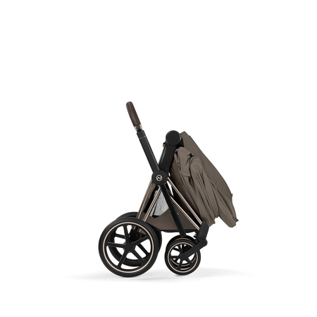 Cybex Priam 5.0 Champagne Gold Coconut Brown wózek 2w1 głęboko-spacerowy