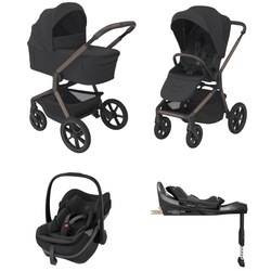Espiro Noble zestaw 4w1 z fotelikiem Maxi Cosi Pebble Slide Pro i bazą FamilyFix Slide Pro