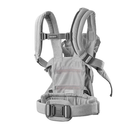BabyBjorn nosidełko Harmony Woven Jasny Szary Melange