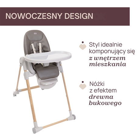 Chicco Polly Armonia Mother Pearl Krzesełko do karmienia