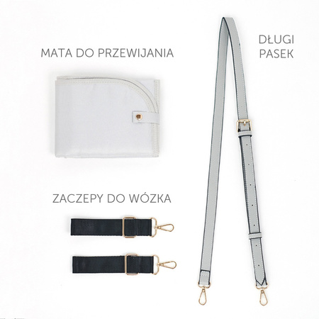 Joissy Torba dla Mamy Carla Light Grey