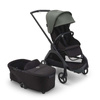 Bugaboo Dragonfly wózek 2w1 głęboko-spacerowy rama Black/Midnight Black-Forest Green