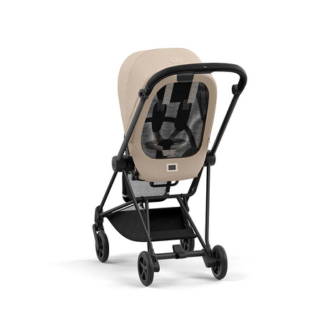 Cybex Mios Matt Black Cozy Beige wózek spacerowy