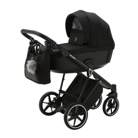 Adamex Belissa Black wózek 2w1 głęboko-spacerowy