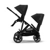 Cybex Gazelle S Moon Black zestaw spacerowy z dodatkowym siedziskiem