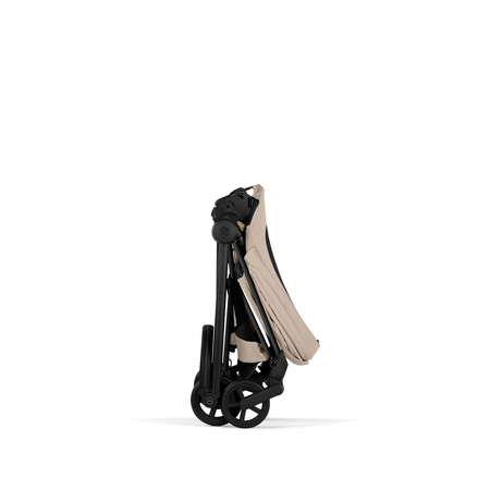 Cybex Mios 4.0 Comfort Matt Black Cozy Beige wózek 2w1 głęboko-spacerowy