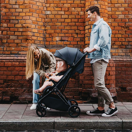 Espiro Just Graphite Berry wózek spacerowy