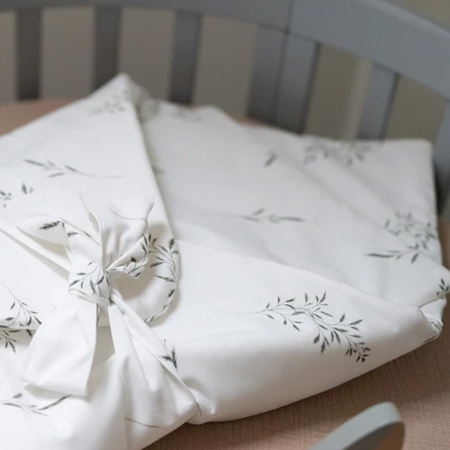 Waldin pościel niemowlęca Rożek 2 w 1 Zielone Gałązki