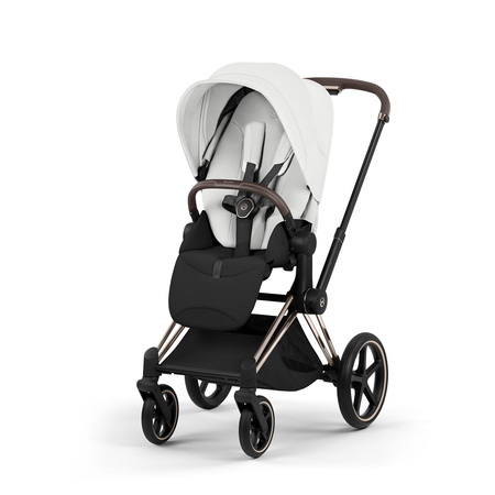 Cybex Priam 5.0 Champagne Gold Off White wózek 2w1 głęboko-spacerowy