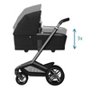 Maxi Cosi Fame Luxe Twillic Black wózek 2w1 głęboko-spacerowy