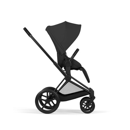 Cybex Priam 5.0 Comfort Matt Black Sepia Black zestaw 3w1 z fotelikiem Cloud T i-Size