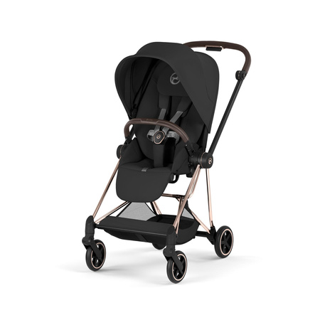 Cybex Mios 4.0 Comfort Rosegold Sepia Black wózek 2w1 głęboko-spacerowy