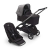 Bugaboo Dragonfly wózek 2w1 głęboko-spacerowy rama Graphite/Midnight Black-Grey Melange
