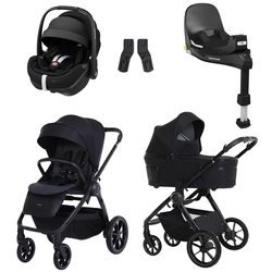 Espiro Yoga Calm Evening Voice of Nature wózek 4w1 z fotelikiem Maxi Cosi Pebble 360 Pro2 i bazą FamilyFix 360