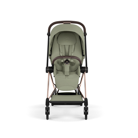 Cybex Mios 4.0 Style Rosegold Sage Green zestaw 3w1 z fotelikiem Cloud T i-Size