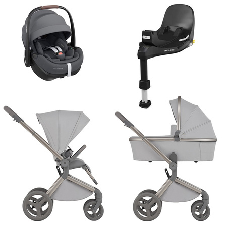 Anex Flo Frossy zestaw 4w1 z fotelikiem Maxi Cosi Pebble 360 Pro2 i bazą FamilyFix 360 Pro
