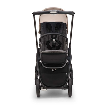 Bugaboo Dragonfly wózek spacerowy rama Graphite/Grey Melange-Desert Taupe