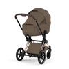 Cybex Priam 5.0 Rosegold Coconut Brown zestaw 3w1 z fotelikiem Cloud T i-Size