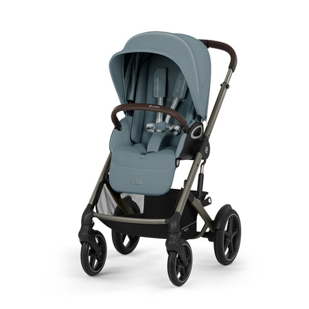 Cybex Talos S Lux Stormy Blue wózek 4w1 głęboko-spacerowy z fotelikam Cloud G Plus i bazą G