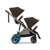 Cybex e-Gazelle S Chocolate Brown zestaw 3w1 z dodatkowym siedziskiem