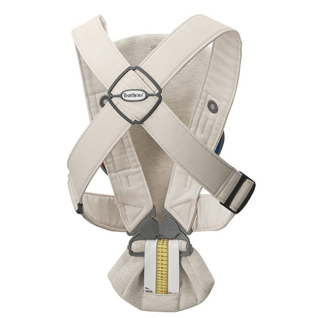 BabyBjorn nosidełko Mini Jersey Jasny Beż