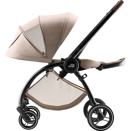 Britax Romer Rio Style Teak zestaw 4w1 z fotelikiem Baby-Safe Pro i Bazą