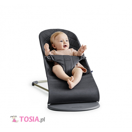 BabyBjorn leżaczek Bliss Piaskowy Szary