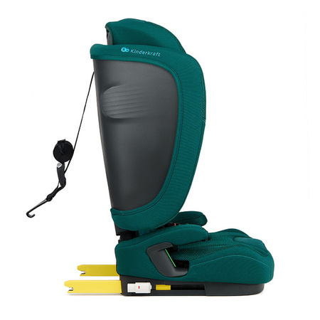 Kinderkraft FIX2GO Ciemnozielony fotelik samochodowy 76-150 cm (9-36 kg)