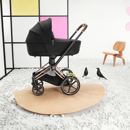 Cybex Priam 4.0 Matt Black Soho Grey wózek głęboki