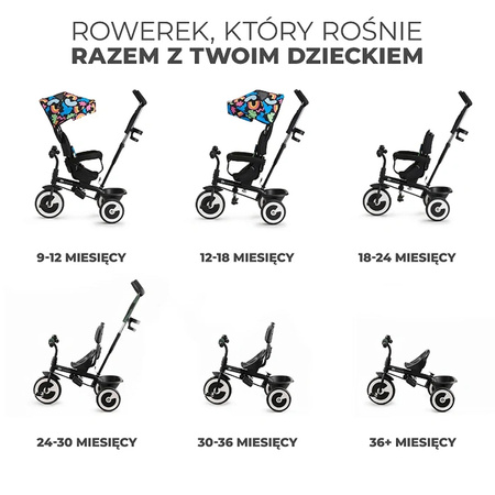 Kinderkraft Aston rowerek trójkołowy