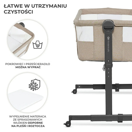 Kinderkraft Łóżeczko dostawne 2w1 Neste UP 2