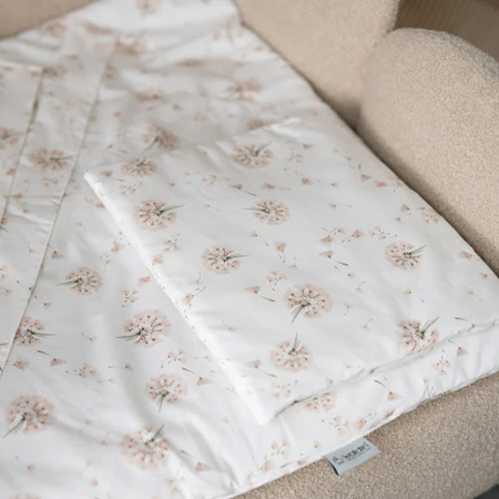 Waldin pościel niemowlęca Rożek 2 w 1 Zielone Gałązki