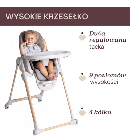 Chicco Polly Armonia Mother Pearl Krzesełko do karmienia