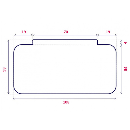 Rucken HANDY Materacyk do łóżeczka dostawnego