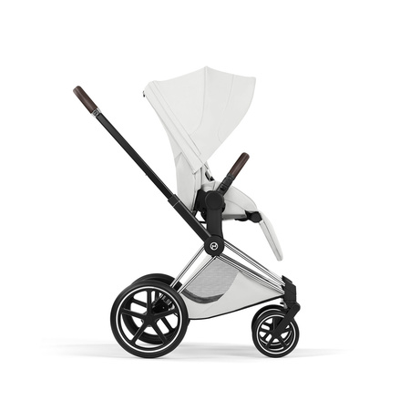 Cybex Priam 5.0 Chrome Brown Off White wózek 2w1 głęboko-spacerowy