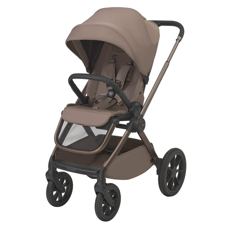 Espiro Clodi Fashionable Brown wózek głęboko-spacerowy 2w1