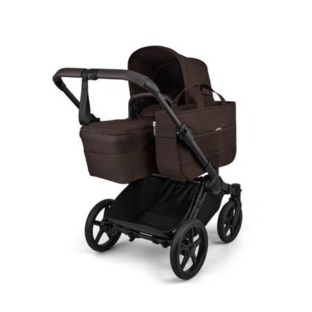 Bugaboo Donkey6 Komplet Mono Black/Cocoa Brown wózek 2w1 głęboko-spacerowy