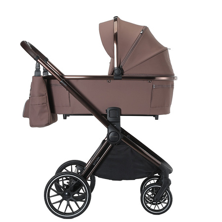 Adamex Spark Chocolate Truffle wózek 2w1 głęboko-spacerowy